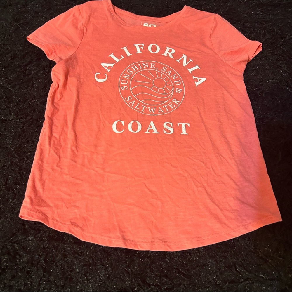 Size 10/12 Pink/Peach Shirt B3